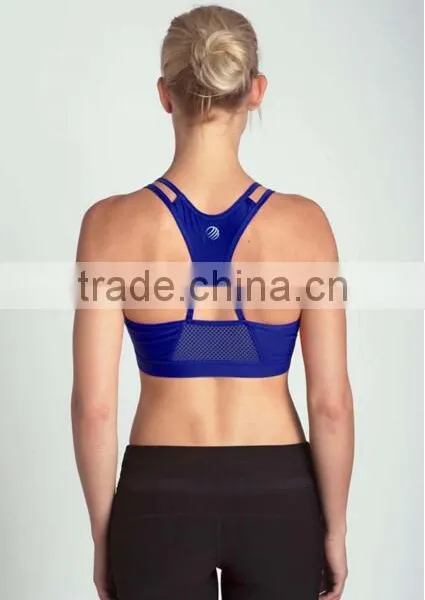 Customized Ladies Gymwear Seamless Workout Top Wear Yoga Push Up Bra photo-6