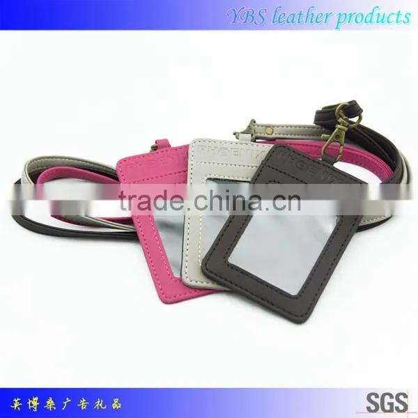 Work Factory Direct PU id Card Holder Customized photo-2