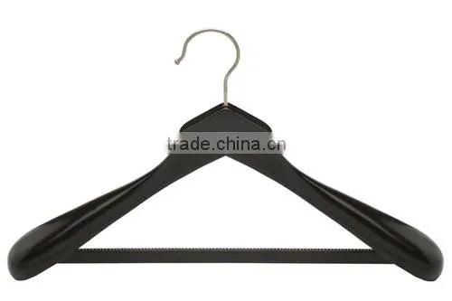 Our HEAD Contoured Wooden Suit Hangers Come With a Non-slip Strip Insert to Prevent Pants From Falling. photo-2