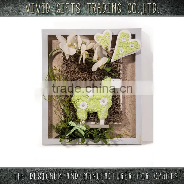 Ceramic Different Animals With Leaf in Hourse Wall Hanging photo-3