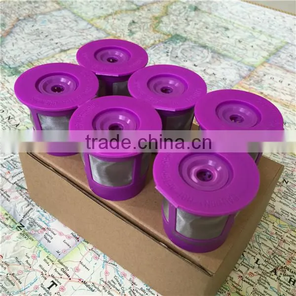 Eco-Friendly Feature 2015 Coffee Plastic K Cup 2.0 Reusable Filter for Keurig 2.0 , 6 Pack Hot Sell photo-3