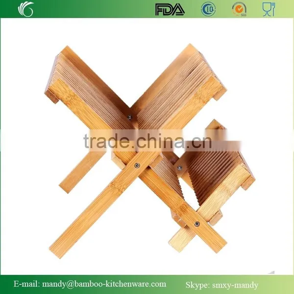 Promotional Bamboo Kitchen Rack Bamboo Dish Dryer for Dishes, Bowls, Plates, Cups photo-6