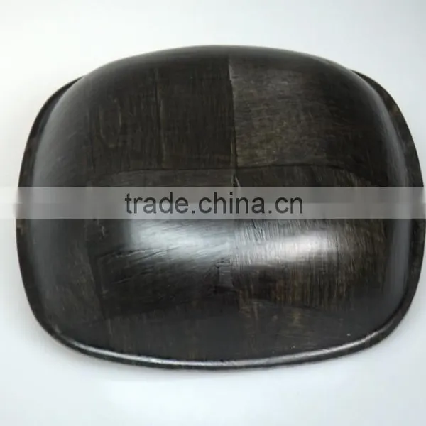 2015 New Style French Creative Black Color Woven Rustic Wooden Bowl Serving Kitchenware Tableware photo-2
