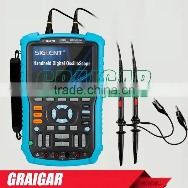 Oscilloscope 60Mhz With 2Mpts Memory Depth Oscilloscope SIGLENT the Newest Handheld Oscilloscope SHS806