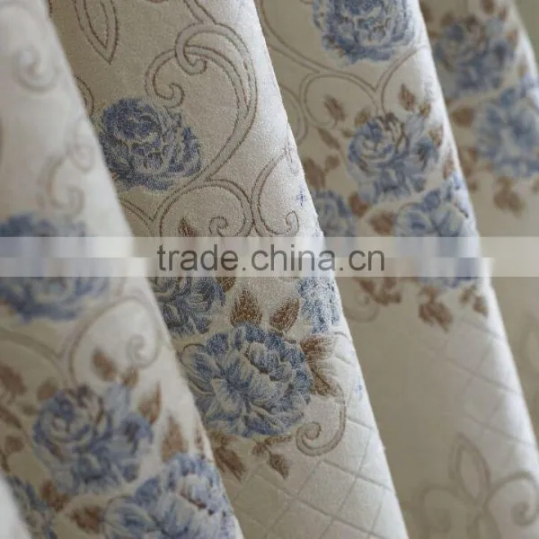 New Curtain Design 2016 !100% Polyester Luxury Jacquard Fabric Valance Macrame Drapery Curtain photo-5