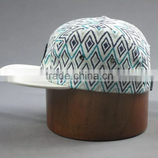 Customer High Quality 5- Panel Military Cap With Woven Badge photo-4