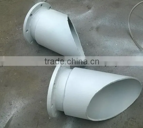 Alumina Ceramic Lined Pipe, Beveled Ceremic Lined Tube photo-3