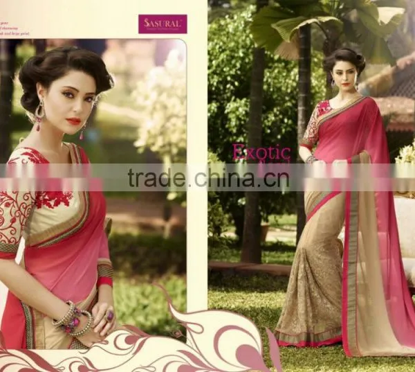 Fashion Indian Bridal Saree photo-5