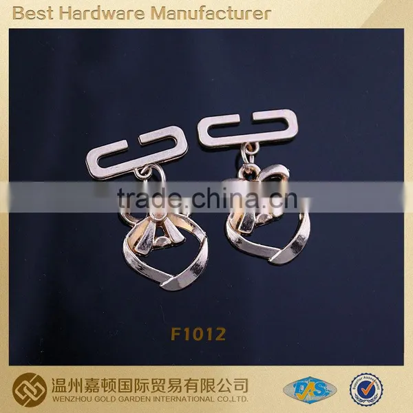 Bowknot Hangtag Shoes Garment Accessories Alloy Plate Stainless