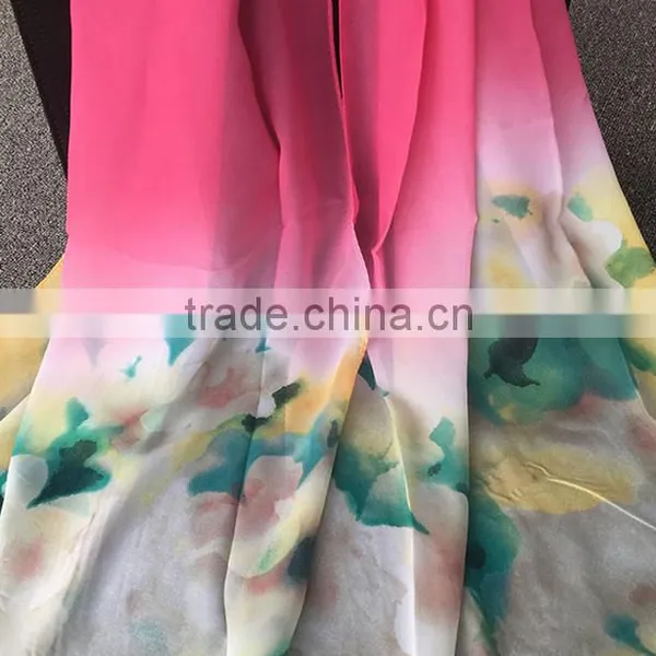 Made in Yiwu China Cheap Silk Scarf Shawls for Fashion Latest Ladies and Women photo-4