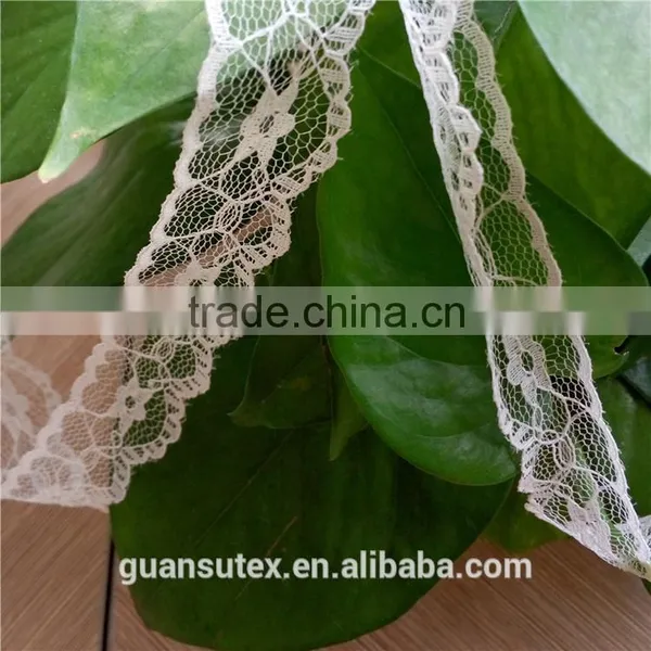 New Design Fashion Black Raschel Flower Lace Trim For Underwear photo-2