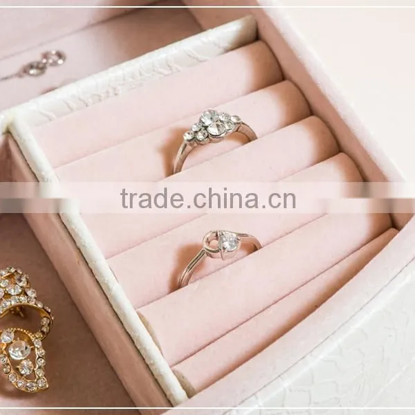 Chinese Factories Wholesale Custom Luxurious Leather Jewelry Box, Multi-function Makeup Box photo-4