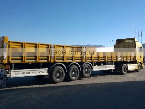 Open End Dump Trailer Half Pipie Tipper Trailer Excavation Tipper Trailer Scrap Tipper Trailer Fishbone Trailer Platform Trailer photo-5
