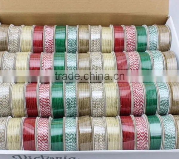 Best quality gift box jute twine ribbon