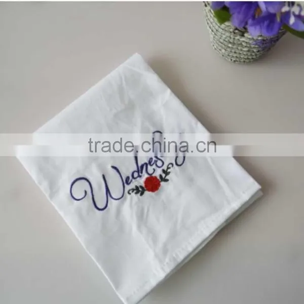 100% Cotton Table White Cloth Napkin Dinner Napkin photo-6