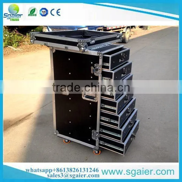 Sgaier 20u Flight Case 7 Drawers Mobile Flight Case With Locks photo-6