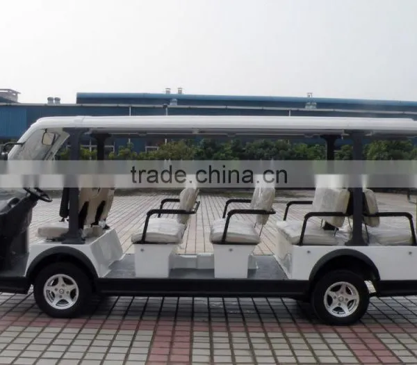 Elegant 4 Wheel City 11 Passenger Shuttle Bus Electric Utility Vehicle photo-5