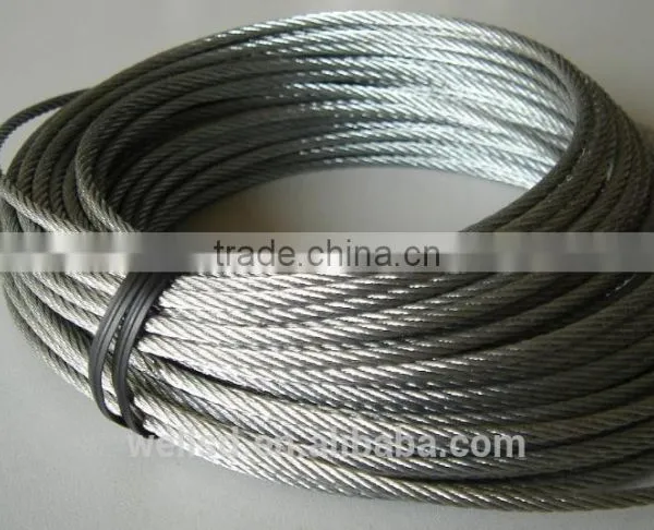 Gold Supply 6x19+FC Galvanized Steel Wire Rope photo-2