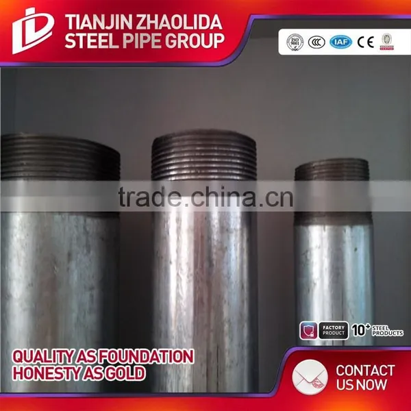 Factory Direct Sale Screw Galvanized Pipe With ISO Certificate photo-4