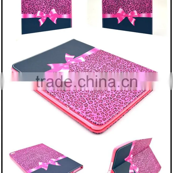 Creative Leopard Leather Case for Ipad 6 Air 2,Fashional Leopard Leather Case for Ipad 6 Air 2 photo-6