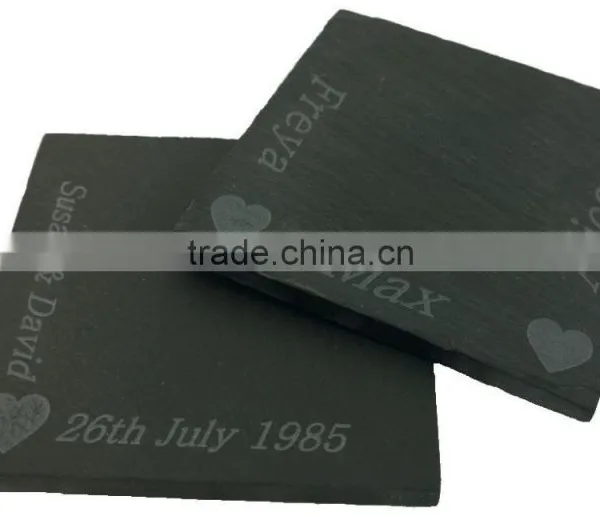 Natural Slate Stone Placemat and Coaster photo-2