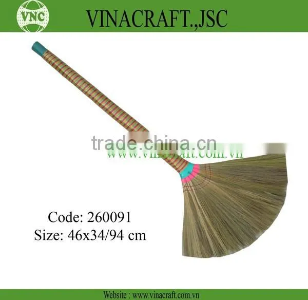 Natural Grass Broom for House Cleaning photo-4
