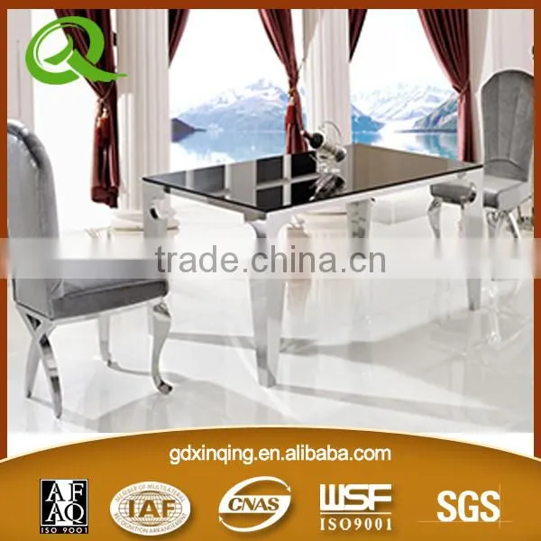 TH316 Tempered Glass Top Restaurant Table Restaurant Table photo-6