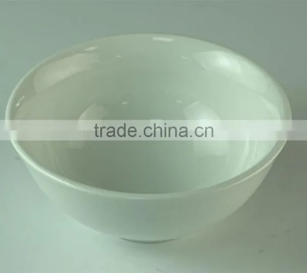 Best Selling White Coconut Pot-bellied Ceramic Bowl Restaurant Porcelain Serving Bowls photo-2