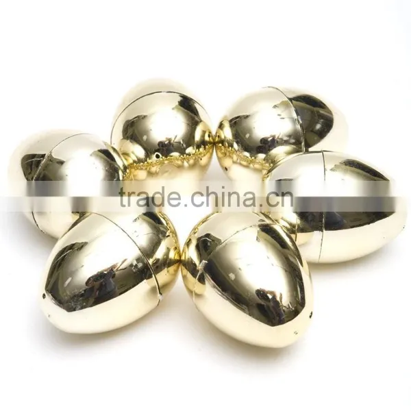 Golden Plastic Easter Egg photo-2