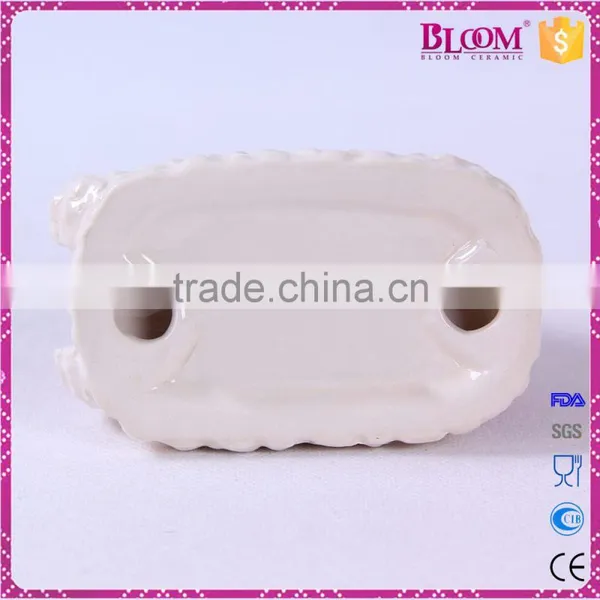 Small Christmas Ceramic Hat Desgin Napkin Holder photo-5