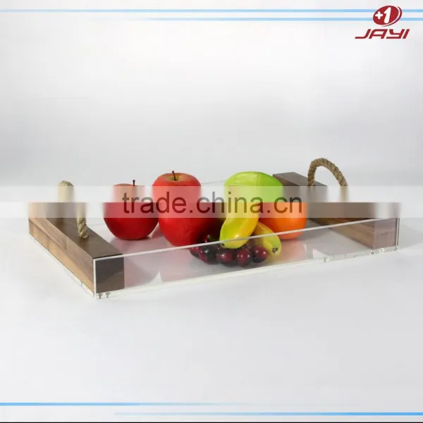 Low Cost Small Cube Acrlyic Square Acrylic Serving Tray Serving photo-6