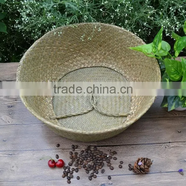 Natural Seagrass Belly Baskets/ Seagrass Laundry Baskets photo-5