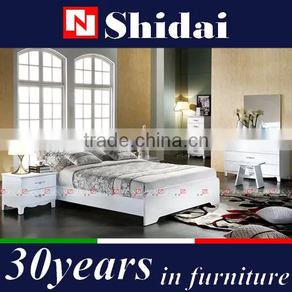 King Size Bed Dimensions White Chinese Modern Bed Frame photo-3