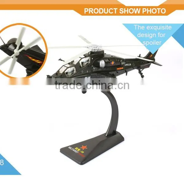 New Design Hot Fashion 1:48 WZ-10th ARM Helicopter Diecast Model Plane Mini Metal Plane for Sale photo-2