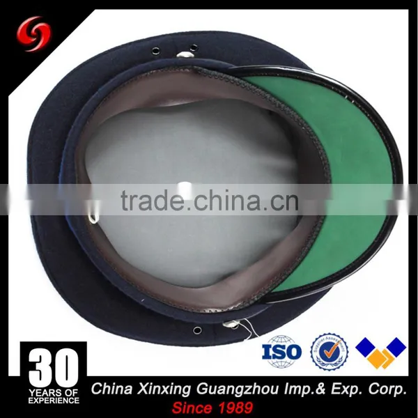 Custom Fashion High Quality Navy Military Officer Caps for Sale photo-4