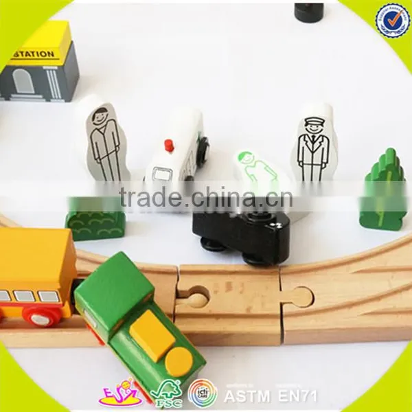 Wholesale Children Wooden Train Track Educational Wooden Train Track Popular Wooden Train Track W04C016 photo-5