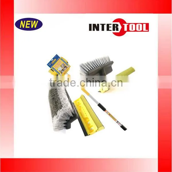 3M 9Ft Extendable Aluminum Telescopic Water Fed Window Car Van Wash Brush photo-3