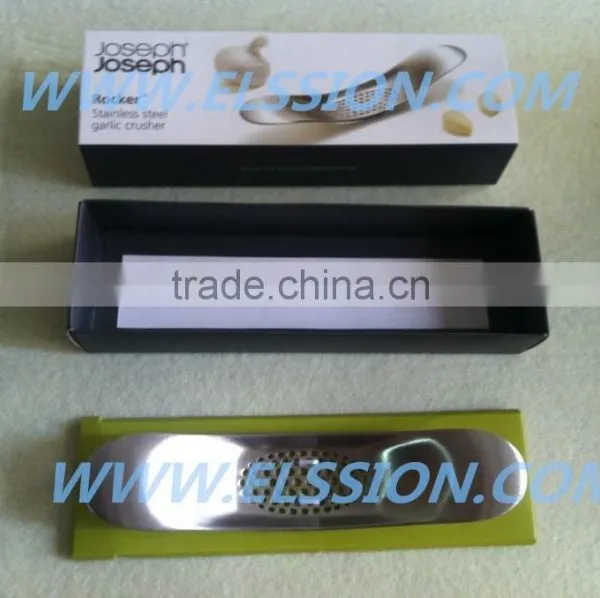 Stainless Steel Garlic Press/ Garlic Crusher/ Garlic Rocker As Seen On TV photo-6