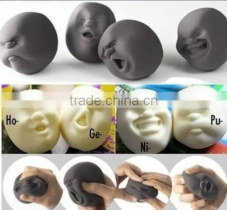 Silicone Anti Stress Face Ball photo-5