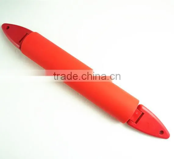 16163 Silicone Dough Pastry Flour Rolling Pin With pp Handle photo-3