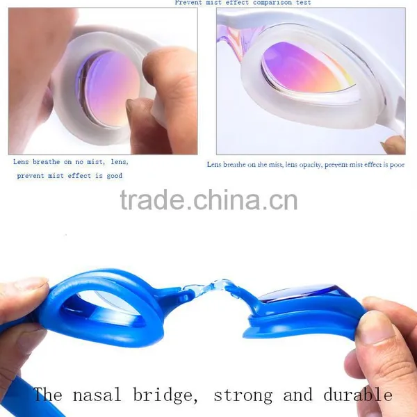 Watersports Swimming Eyewear Waterproof Elegant One Piece Swim Glasses photo-2