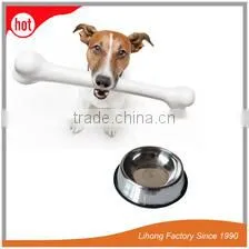 Hot Sell Dog Bowl With Side Grip Handle Rubber Ring Metal Stainless Steel Eating Surface Animal Pet Feeder/waterer photo-3