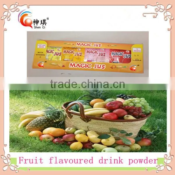 Instant Fruits Mixed Flavoured Drink Juice Powder 5g*72sachets*6bolor Box/ctn photo-5