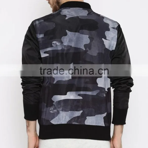 Hot Sale Men Camo Printed Windbreaker Without Hood photo-3