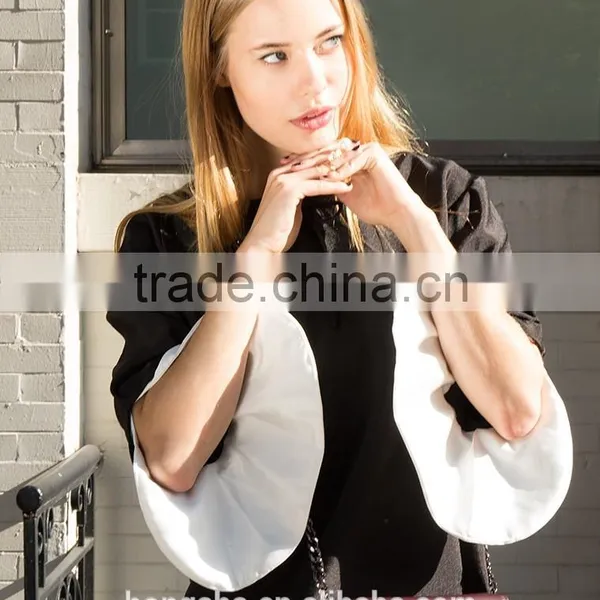New Style Girl Dress Fashion Black Girl Party Wear Western Bell Sleeve Dress HSD6653 photo-5
