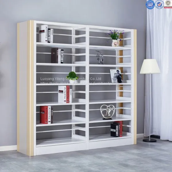 Titanium Alloy Laeral Plate Metal Double Side Library Book Storage Shelves photo-4