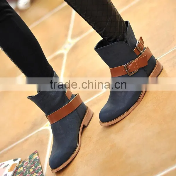 GZY Light up Shoes Duarble Low-cut Famale Boots Winter Officer Lady Stock Guangzhou Export 2007 Hot Selling Design Cheap Price photo-5