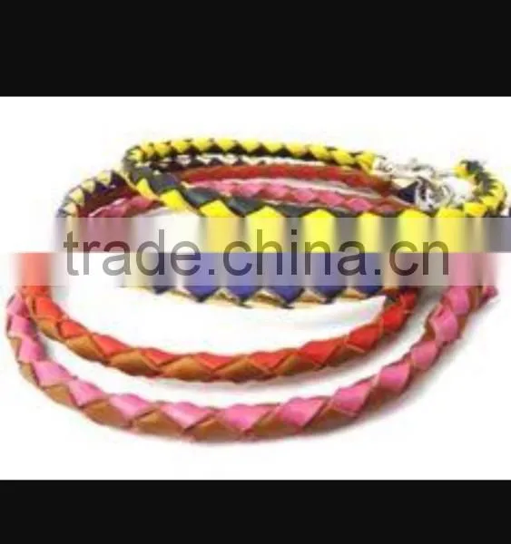 Most Selling Attractive Sude Leater Bracelets for All With Ties Designs Bead Bracelet and Smart Bracelet photo-2