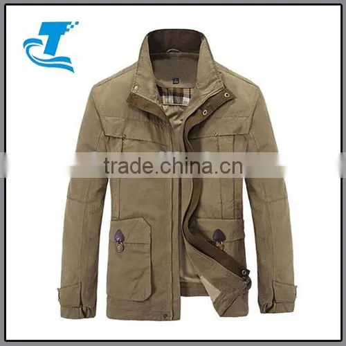 Men Military Style Jacket Coats Business Army