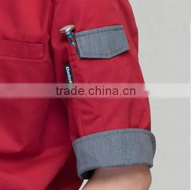 Juqian New Fashion Man Chef's Short Sleeve Jacket Restaurant & Hotel Kitchen Chef Uniform Colors photo-6